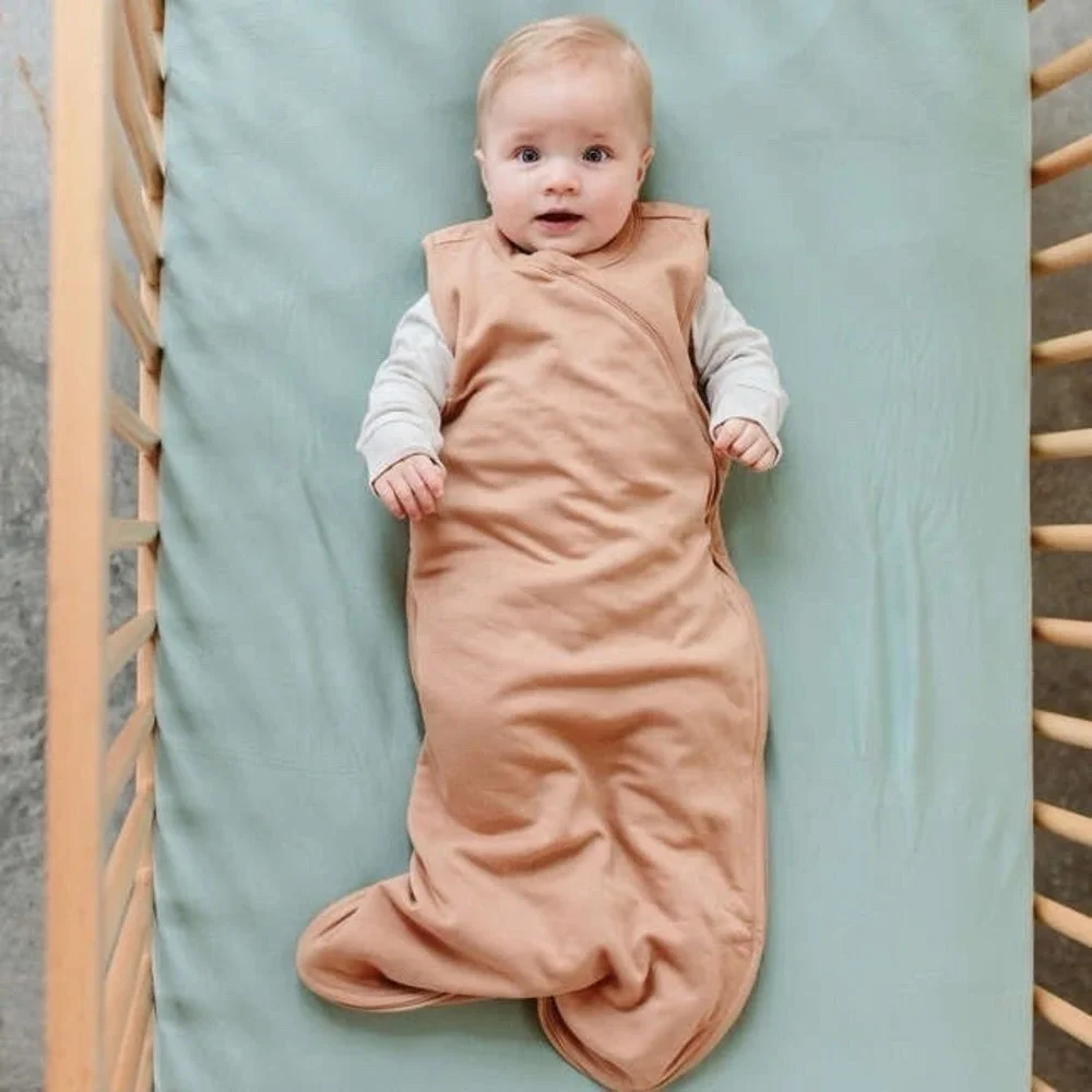 NEW Goumi Kids Slumber Sleepbag Sandstone Size 0-3 Months Baby Sleep Sack Bamboo